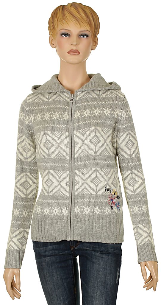 svetr Roxy Montana Jacquart - Montana Jacquart Heather Gray