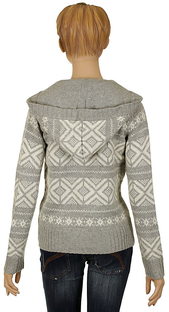 svetr Roxy Montana Jacquart - Montana Jacquart Heather Gray
