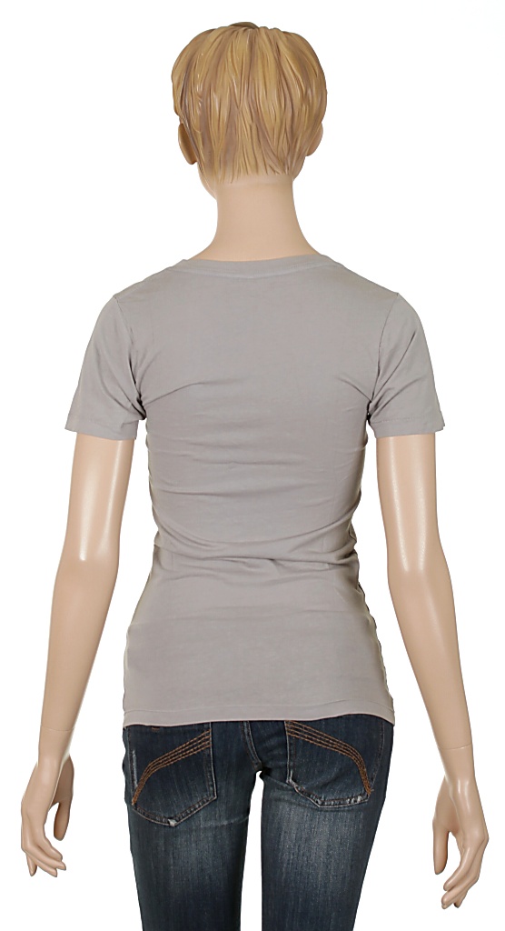 tričko Circa Wolf V-Neck - Paloma Gray