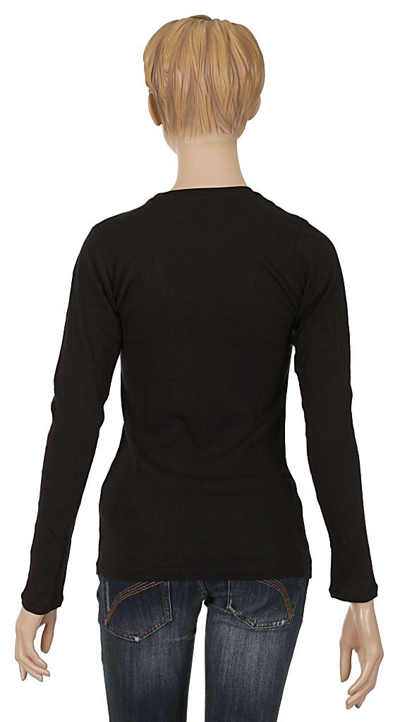 tričko Circa Genuine Icon LS - Black