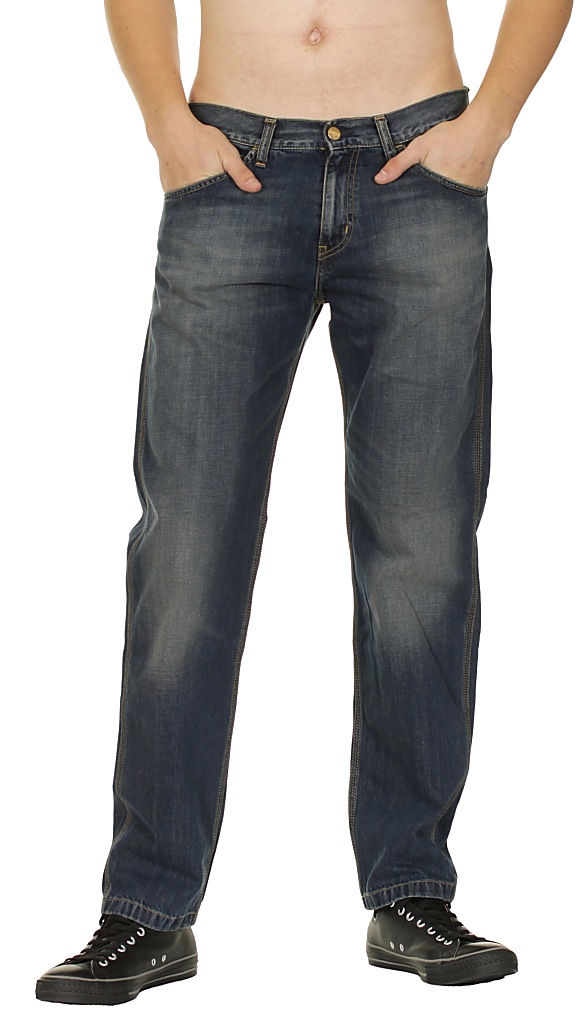 jeansy Carhartt Skill Broderick - Blue Coast Washed