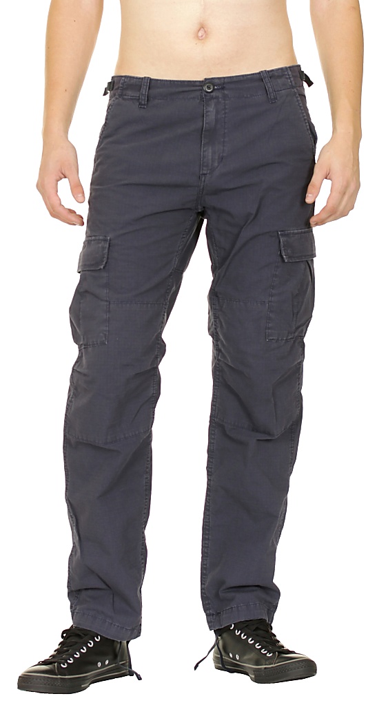 nohavice Carhartt Aviation Cotton Columbia Ripstop - Navy Stone Washed