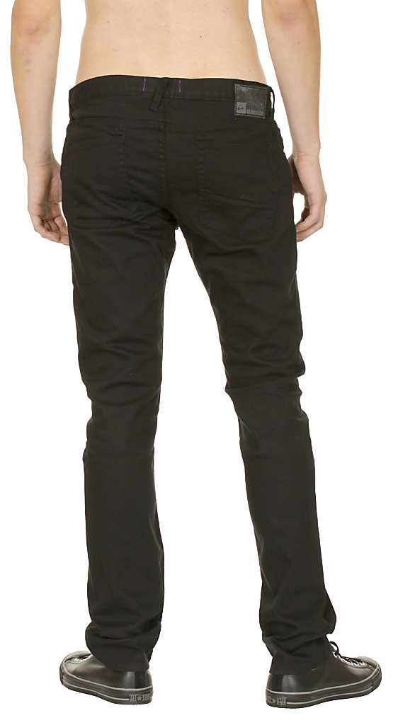 nohavice Quiksilver Distortion - Over Black