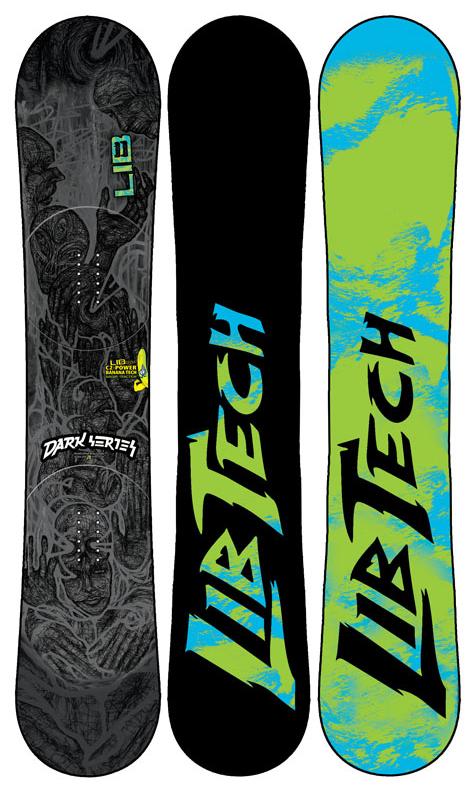 snowboard Lib Technologies Dark Series Wide - Black/Gray