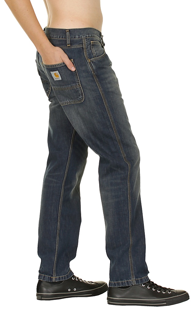 jeansy Carhartt Skill Broderick - Blue Coast Washed
