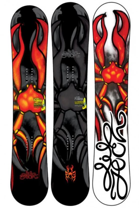 snowboard Lib Technologies Phoenix Lando Wide - Black/Red