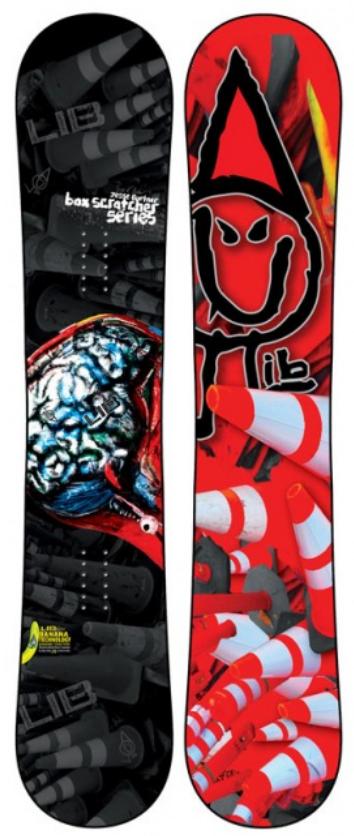 snowboard Lib Technologies Burtner´s Box Scratcher - Black