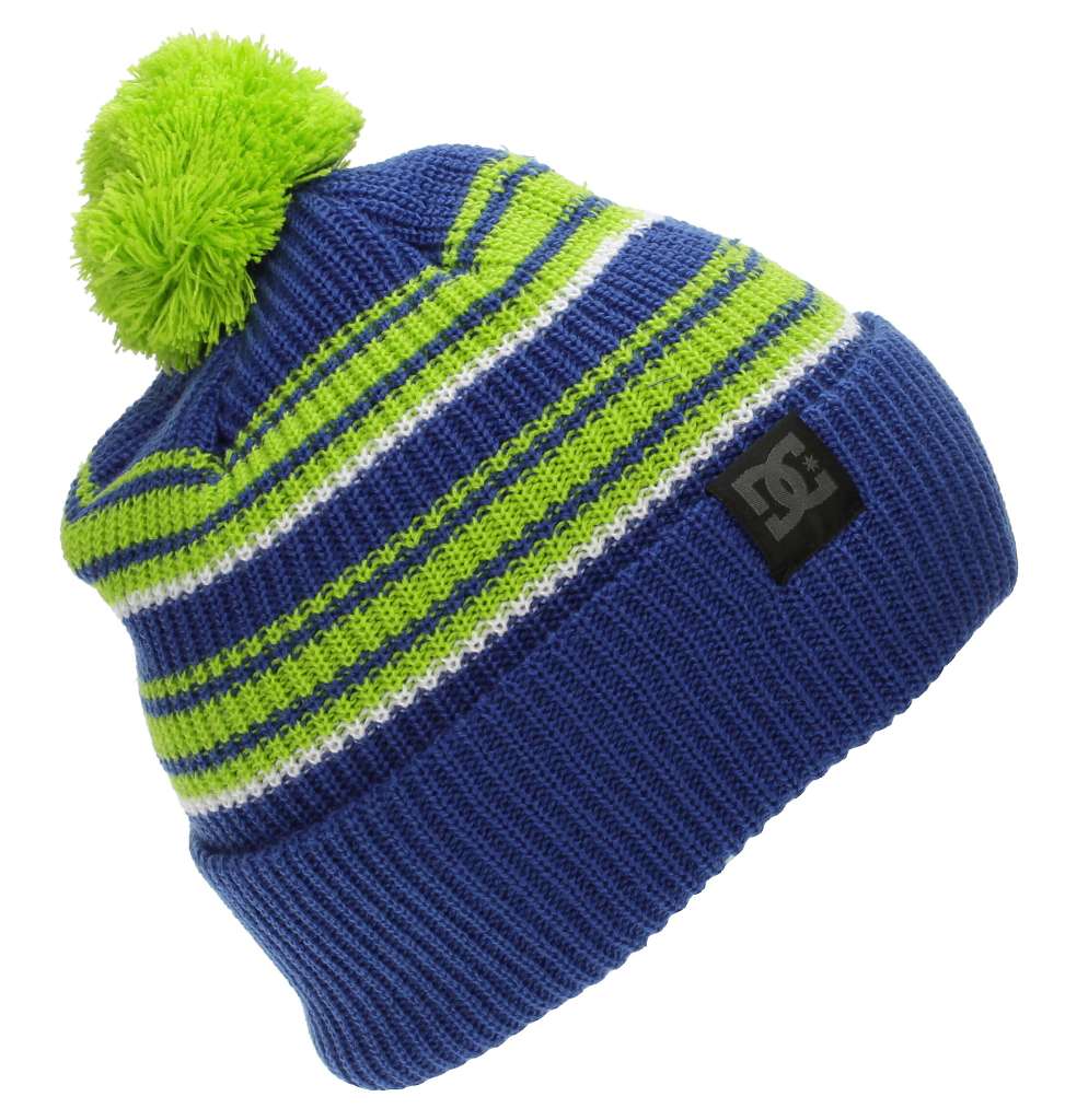 beanie DC Jenner - Stripe Lime Goly