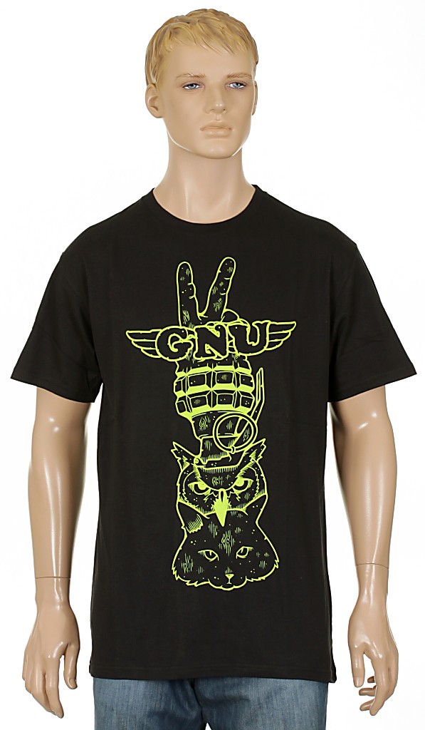 T-shirt GNU Totem - Black