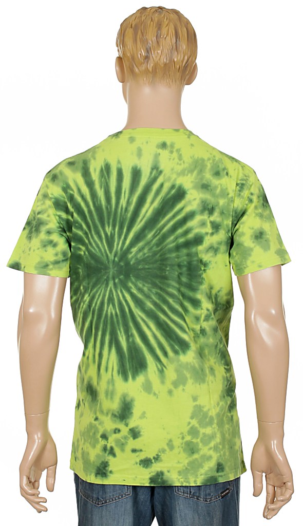 T-shirt GNU Psych - Tye Dye Green