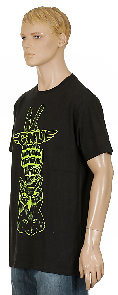 T-shirt GNU Totem - Black