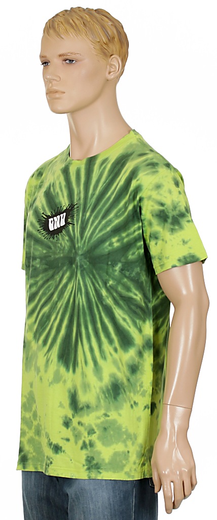 T-shirt GNU Psych - Tye Dye Green