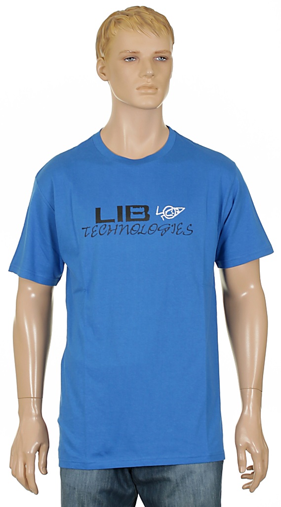 T-shirt Lib Technologies Logo - Bright Blue