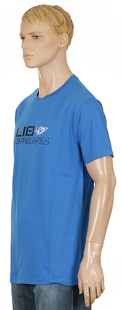 T-shirt Lib Technologies Logo - Bright Blue