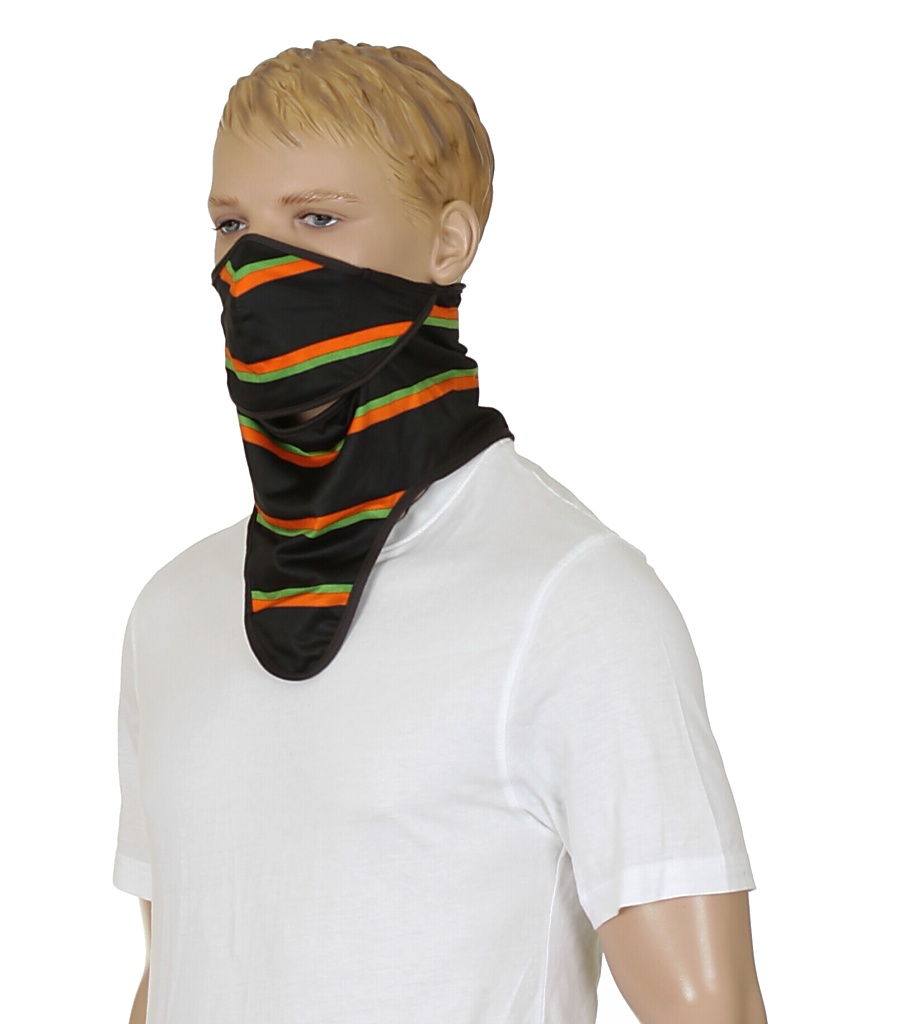 kukla Burton First Layer Lightweight Facemask - Marcos Stripe True Black