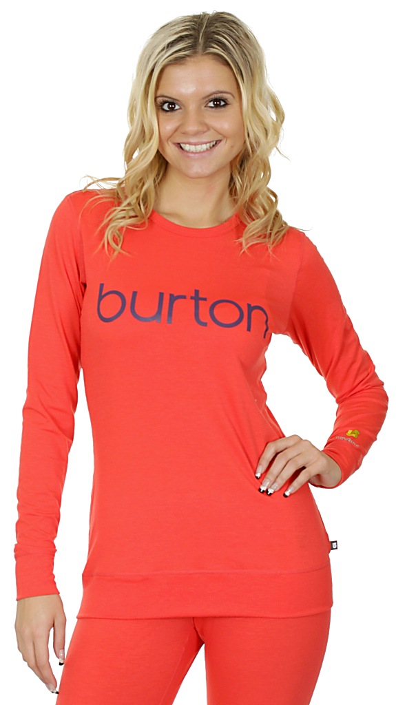 tričko Burton Midweight Crew LS - Fox Hunt