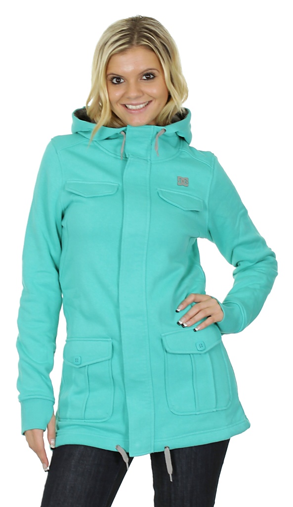 mikina DC Fortress Zip - Pool Green