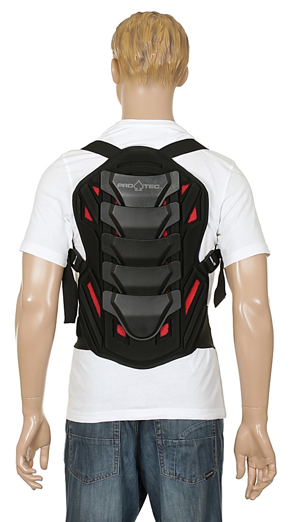 ochraniacz Pro-Tec Back Pad - Black/Red
