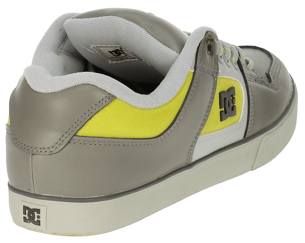topánky DC Pure Slim WR - Gray/Yellow