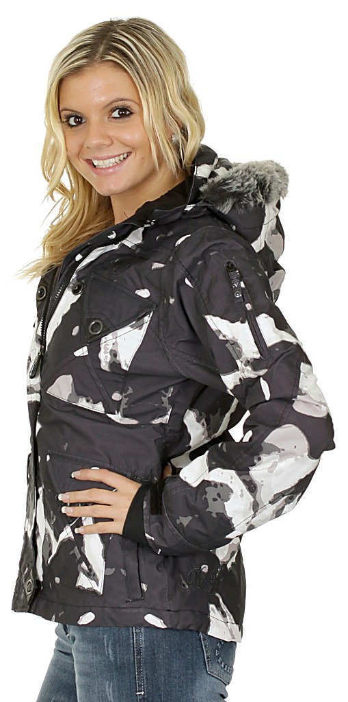 jacket Meatfly Mystique - C/Black/White Camo
