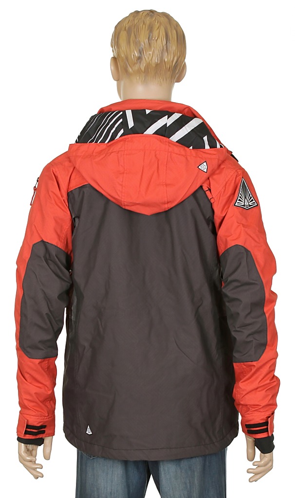 jacket Meatfly Tokio - A/Red/Gray