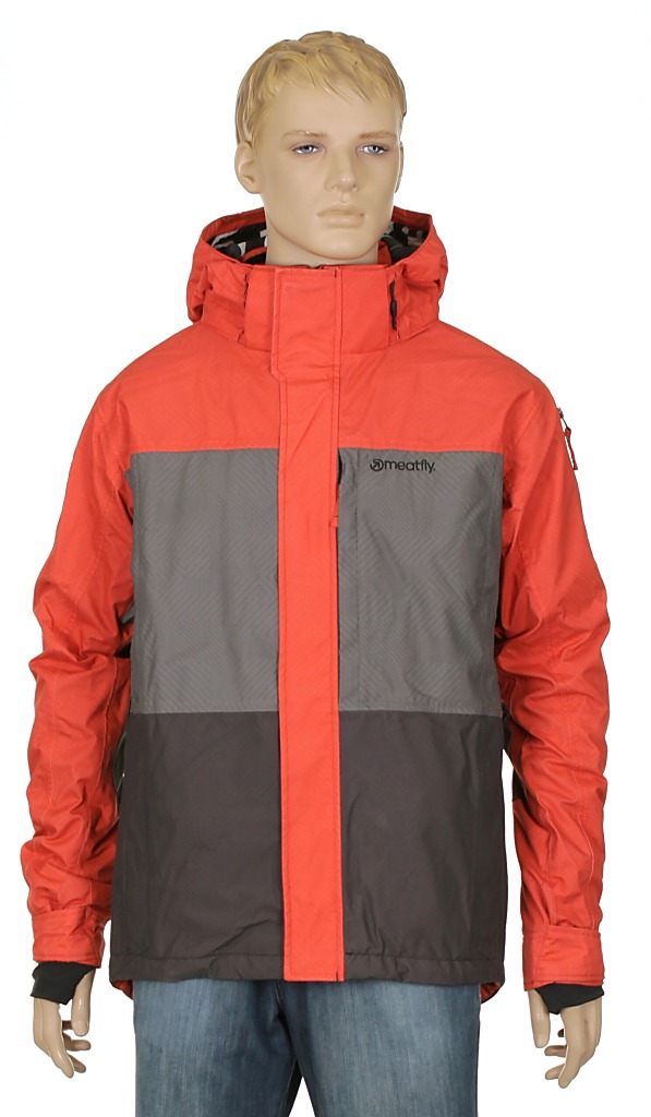 jacket Meatfly Tokio - A/Red/Gray