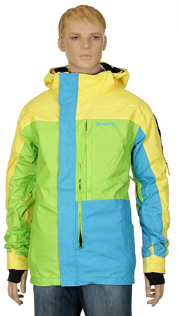 jacket Meatfly Tokio Kite - C/Yellow/Green/Blue
