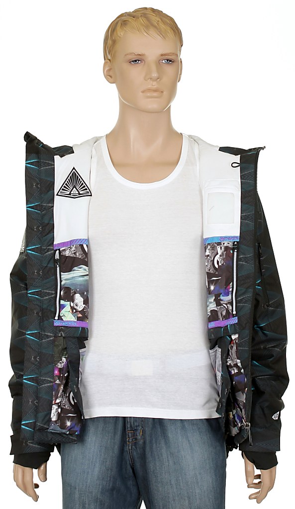 jacket Meatfly Cosmos - B/Black/Blue