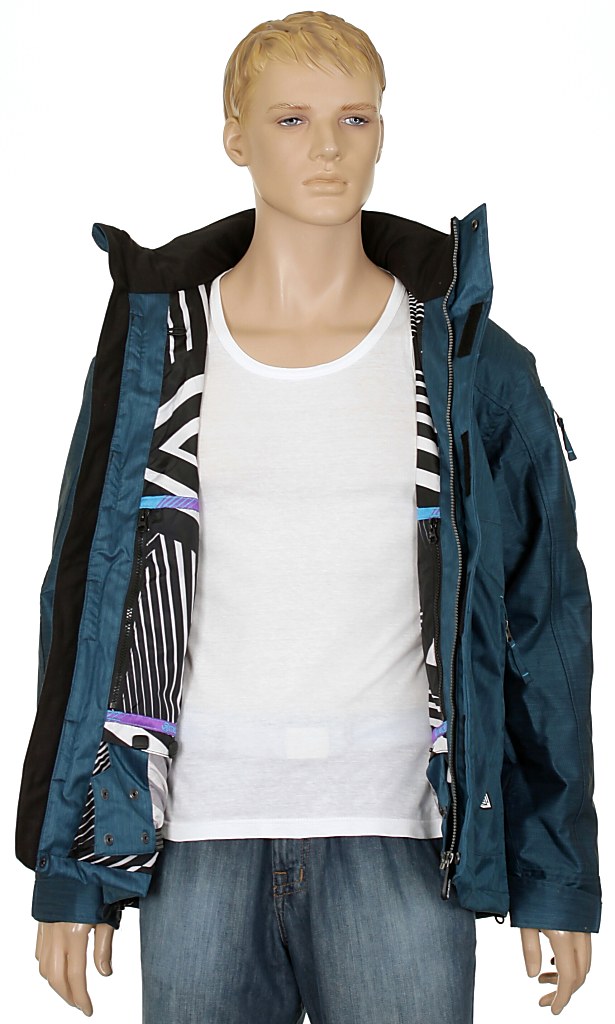 jacket Meatfly Neon - B/Dark Blue