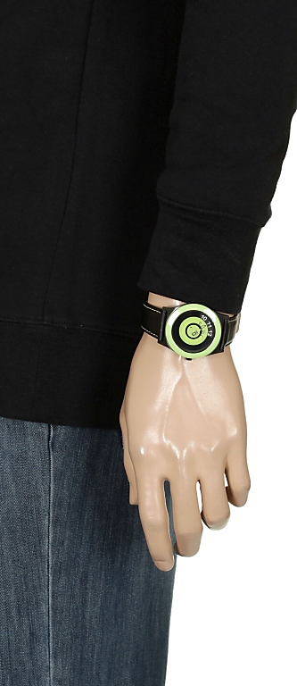 hodinky 01The One Spinning Wheel - Black/Green