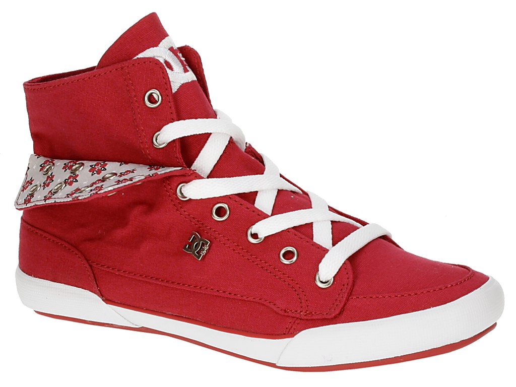 boty DC Asset Hi - Athletic Red/White
