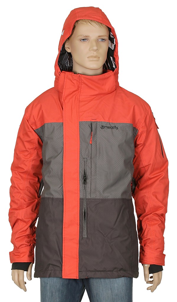 jacket Meatfly Tokio Kite - A/Red/Gray