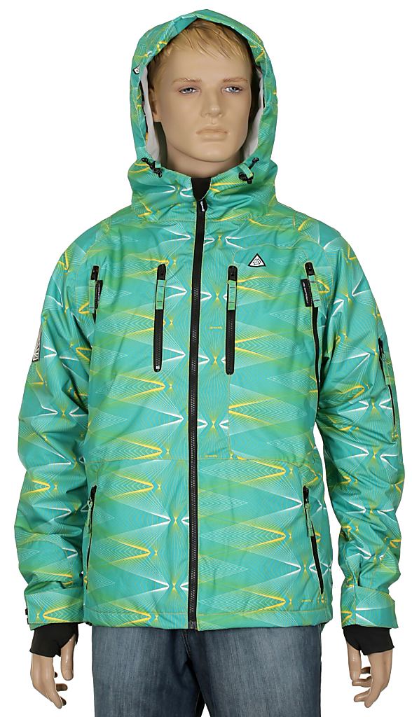 jacket Meatfly Cosmos - C/Green/Yellow