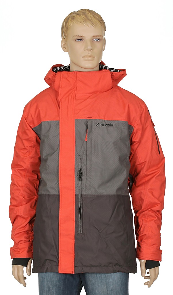 jacket Meatfly Tokio Kite - A/Red/Gray