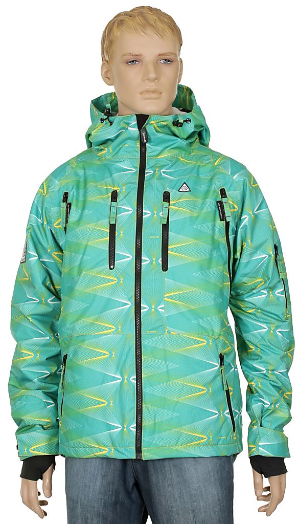 jacket Meatfly Cosmos - C/Green/Yellow
