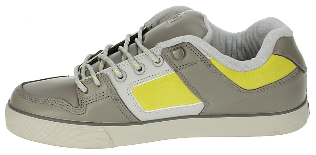 topánky DC Pure Slim WR - Gray/Yellow