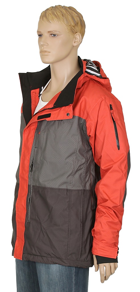 jacket Meatfly Tokio Kite - A/Red/Gray