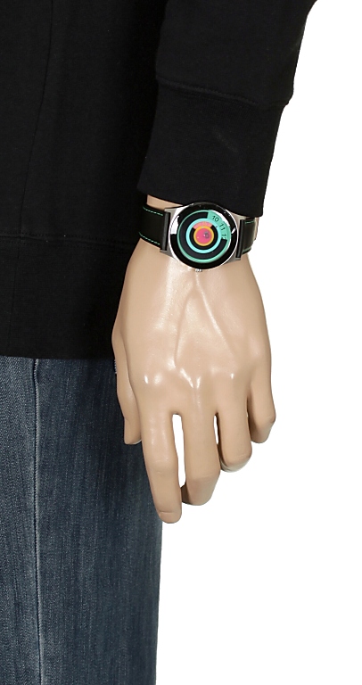 zegarek 01The One Spinning Wheel - Black/Turquoise