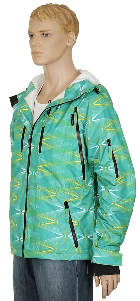 jacket Meatfly Cosmos - C/Green/Yellow