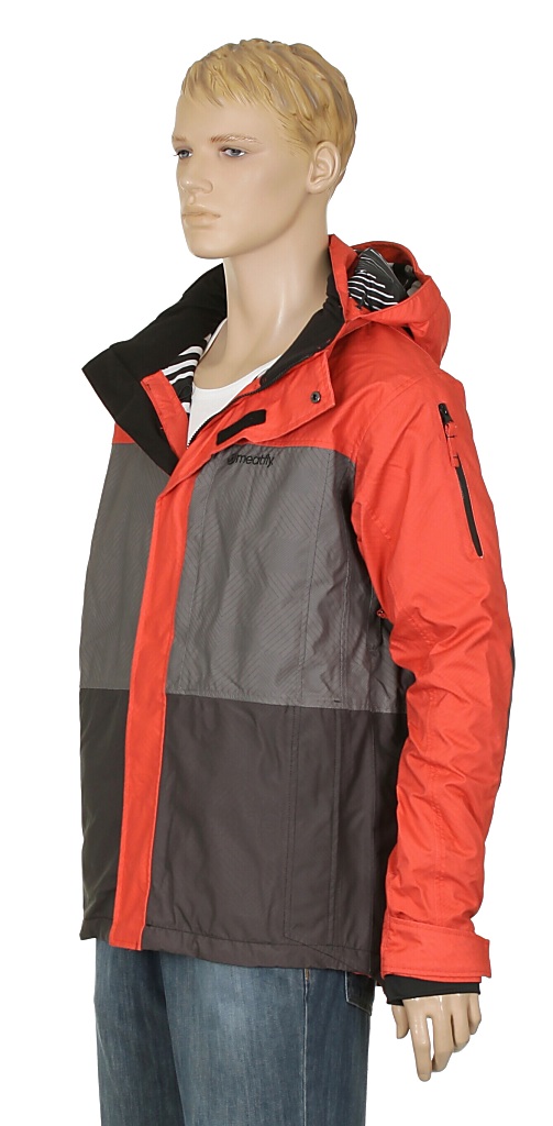 jacket Meatfly Tokio - A/Red/Gray