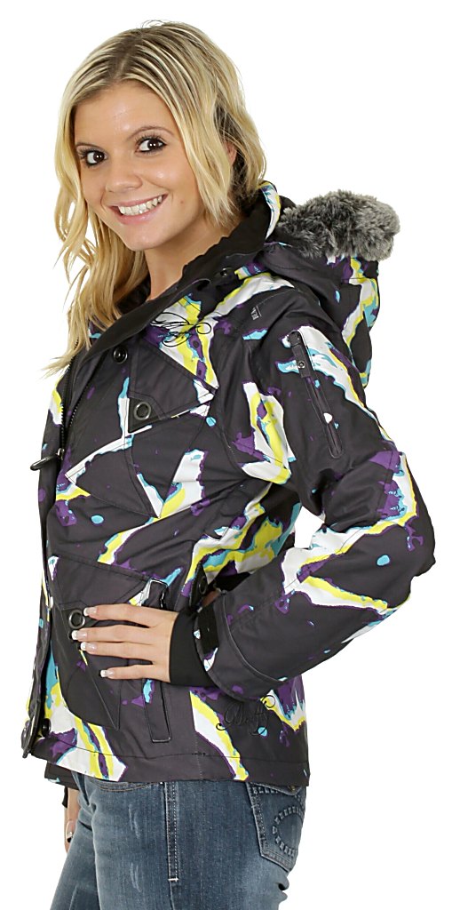 jacket Meatfly Mystique - D/Black/Lights Camo