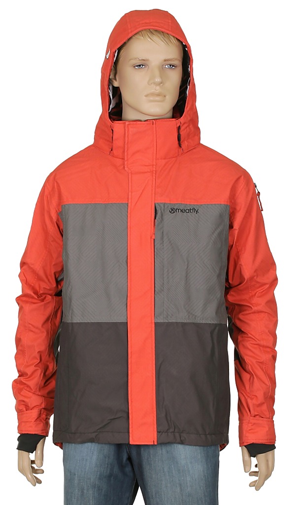 jacket Meatfly Tokio - A/Red/Gray