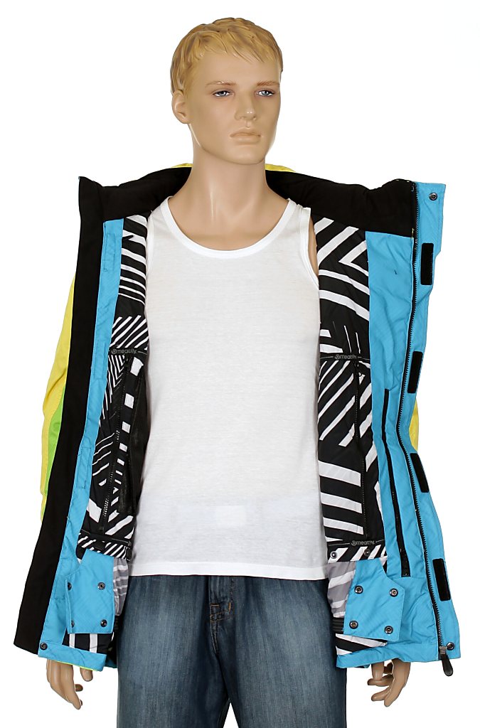 jacket Meatfly Tokio Kite - C/Yellow/Green/Blue