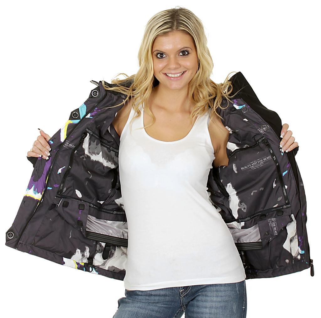 jacket Meatfly Mystique - D/Black/Lights Camo