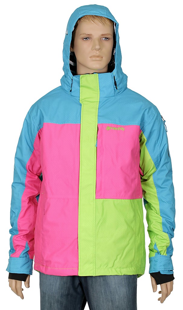 jacket Meatfly Tokio - N/Blue/Pink/Green