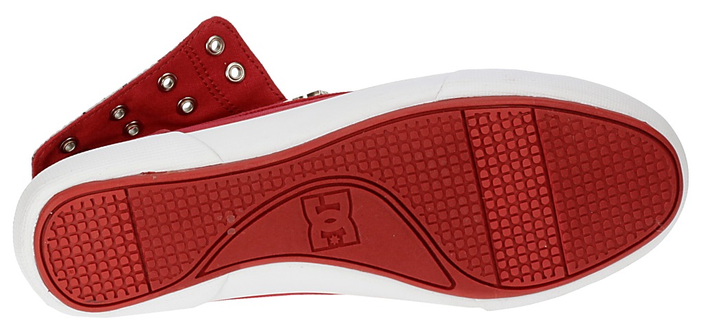 boty DC Asset Hi - Athletic Red/White