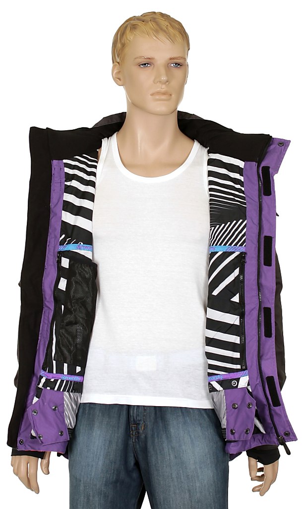jacket Meatfly Tokio - M/Black/Pink/Purple