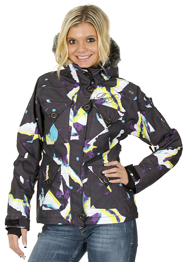 jacket Meatfly Mystique - D/Black/Lights Camo