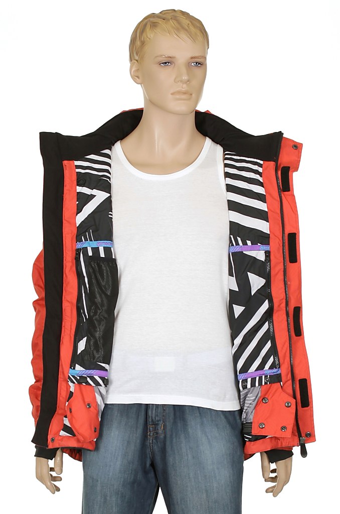 jacket Meatfly Tokio - A/Red/Gray