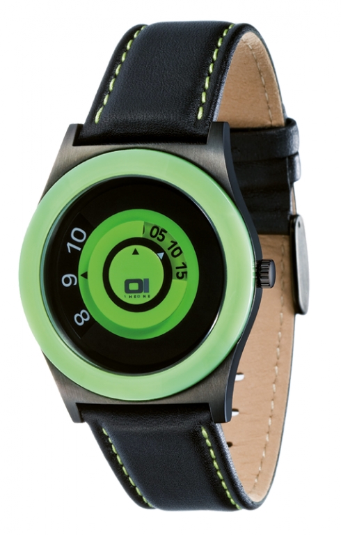 hodinky 01The One Spinning Wheel - Black/Green